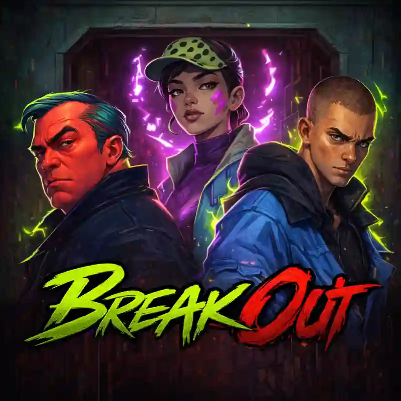 Breakout online casino game interface